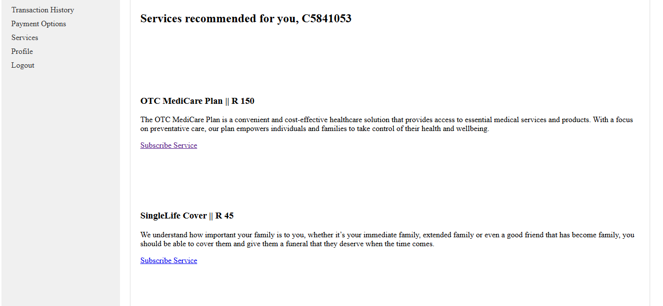 Recommend Subscription Service -  RandomForest Classifier Model image